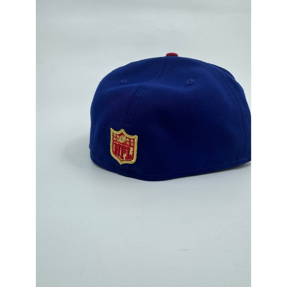 New Era 59FIFTY Baltimore Ravens Hat Blue Gold Red USA Helmet Size 7 3/4 RARE - Picture 6 of 8